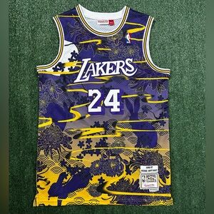 Kobe Bryant throwback jersey floral design rare